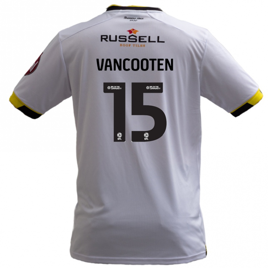 Enfant Football Maillot Terence Vancooten #15 Blanc Tenues Extérieur 2024/25