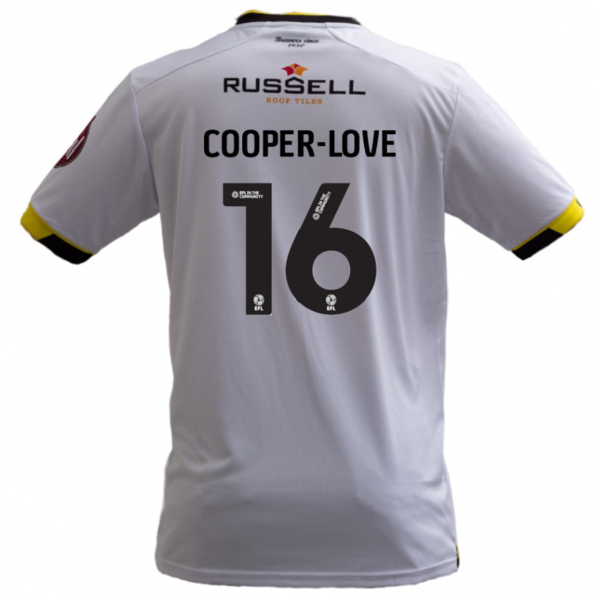 Enfant Football Maillot Jack Cooper-Love #16 Blanc Tenues Extérieur 2024/25