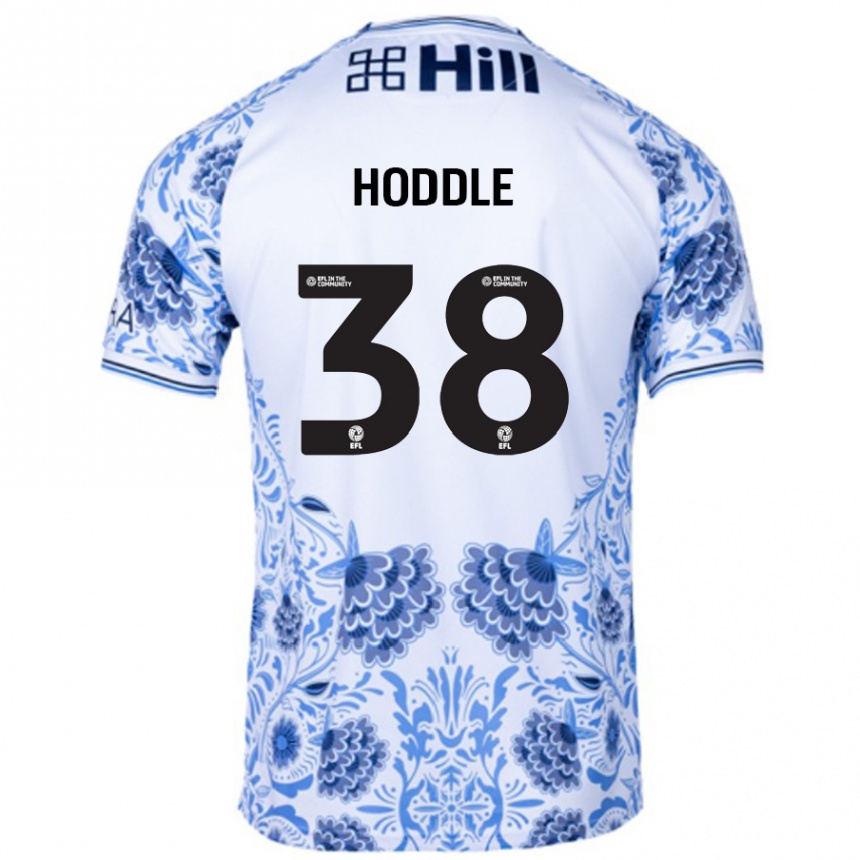 Enfant Football Maillot George Hoddle #38 Blanc Bleu Tenues Extérieur 2024/25