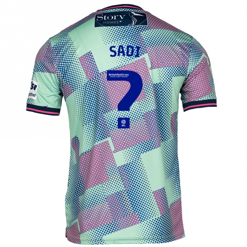 Enfant Football Maillot Dominic Sadi #0 Vert Tenues Extérieur 2024/25