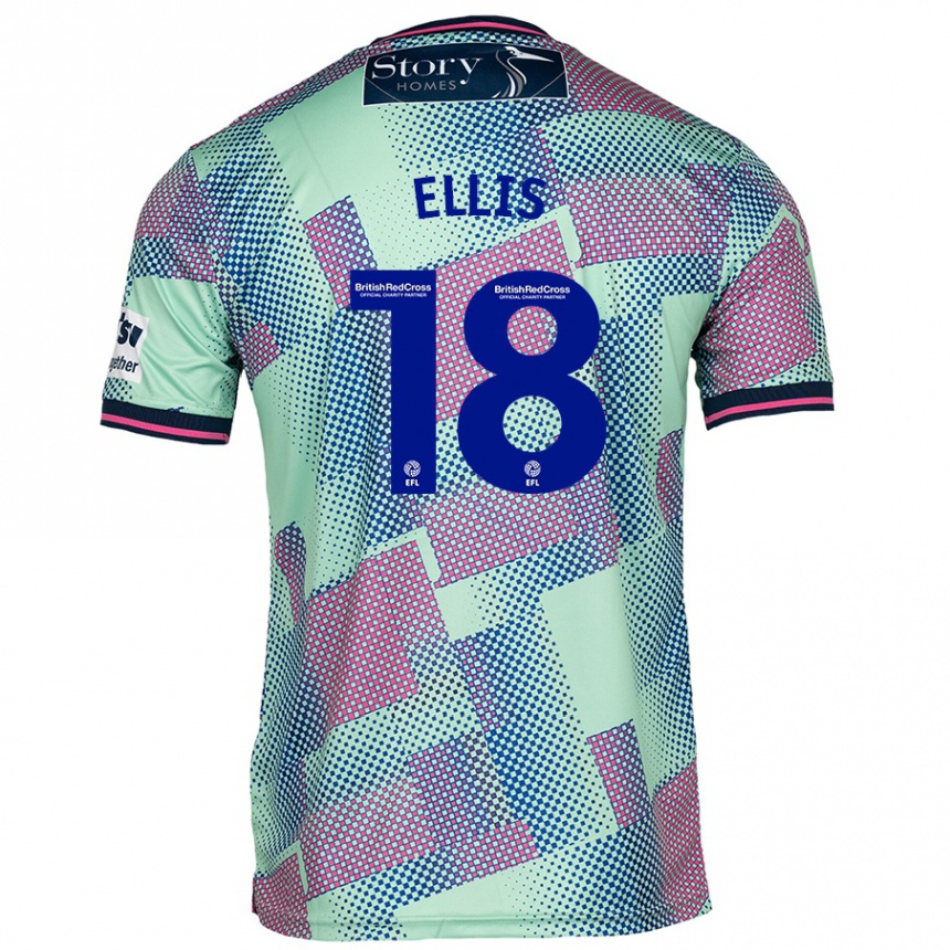 Enfant Football Maillot Jack Ellis #18 Vert Tenues Extérieur 2024/25