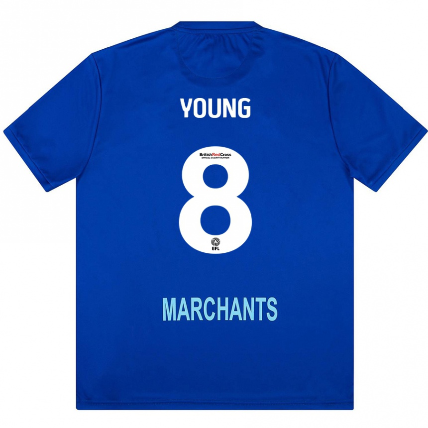 Enfant Football Maillot Luke Young #8 Vert Tenues Extérieur 2024/25