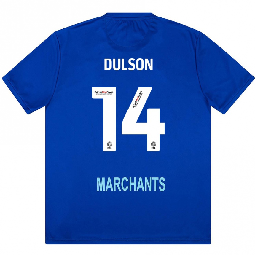 Enfant Football Maillot Liam Dulson #14 Vert Tenues Extérieur 2024/25