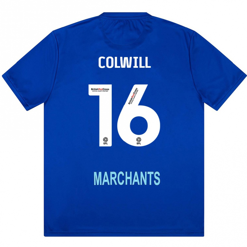 Enfant Football Maillot Joel Colwill #16 Vert Tenues Extérieur 2024/25