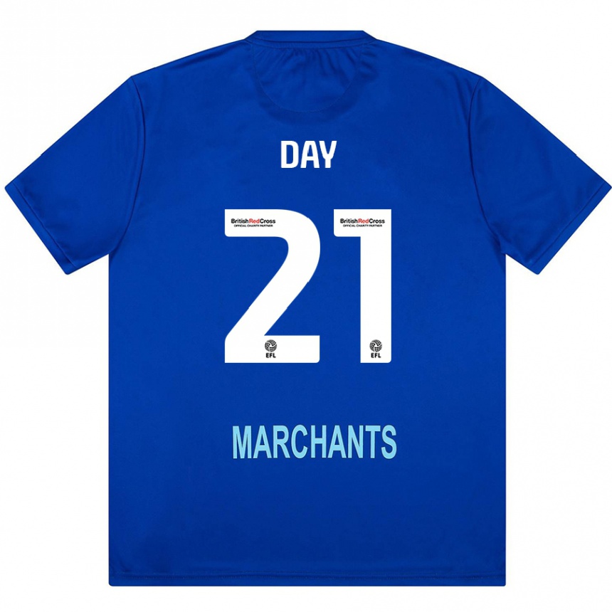 Enfant Football Maillot Joe Day #21 Vert Tenues Extérieur 2024/25