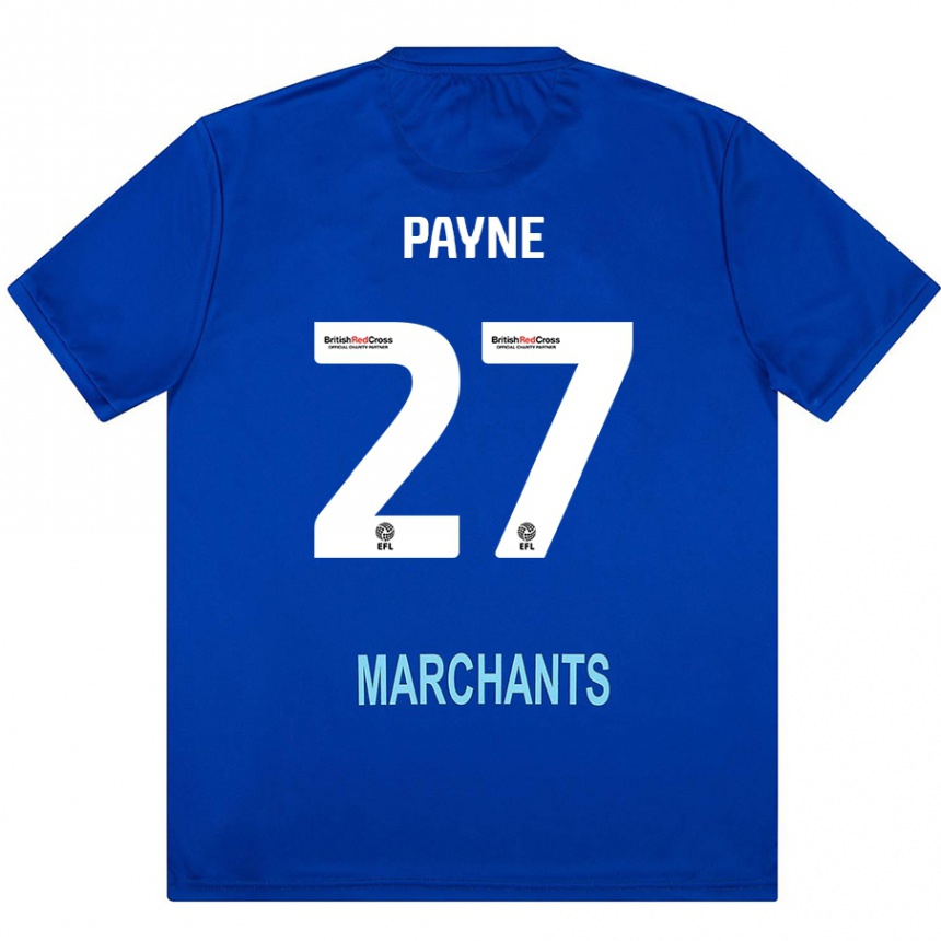 Enfant Football Maillot Lewis Payne #27 Vert Tenues Extérieur 2024/25