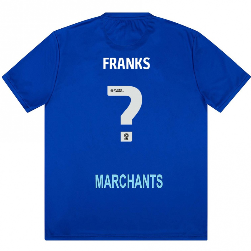 Enfant Football Maillot Jude Franks #0 Vert Tenues Extérieur 2024/25