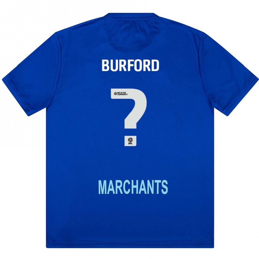 Enfant Football Maillot Archie Burford #0 Vert Tenues Extérieur 2024/25