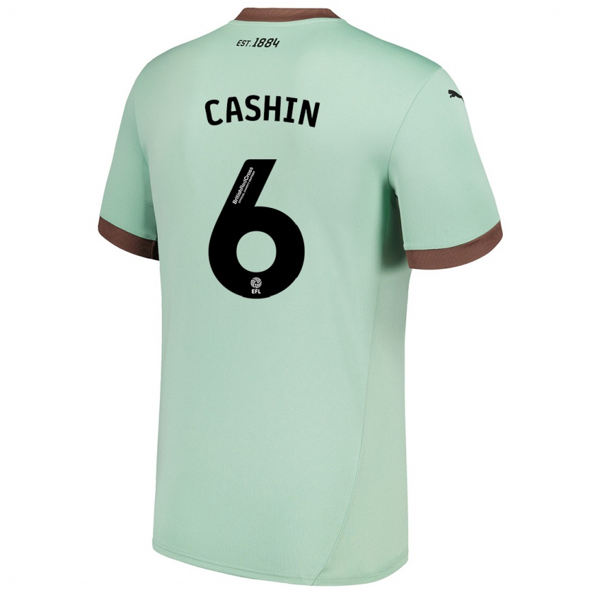 Enfant Football Maillot Eiran Cashin #6 Vert Pâle Tenues Extérieur 2024/25