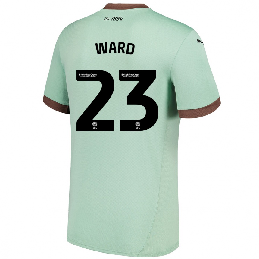 Enfant Football Maillot Joe Ward #23 Vert Pâle Tenues Extérieur 2024/25