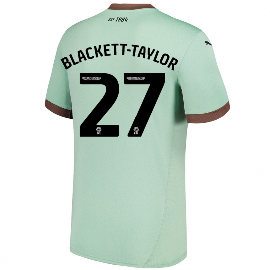 Enfant Football Maillot Corey Blackett-Taylor #27 Vert Pâle Tenues Extérieur 2024/25