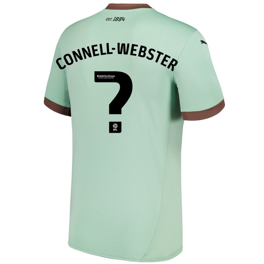 Enfant Football Maillot Braidy Connell-Webster #0 Vert Pâle Tenues Extérieur 2024/25