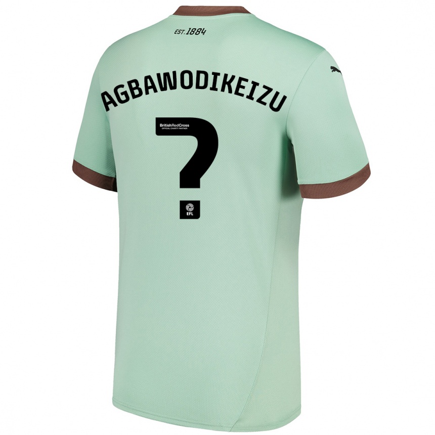 Enfant Football Maillot Charles Ebuka Agbawodikeizu #0 Vert Pâle Tenues Extérieur 2024/25