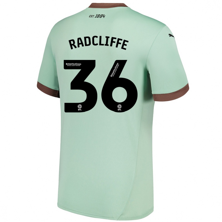 Enfant Football Maillot Ben Radcliffe #36 Vert Pâle Tenues Extérieur 2024/25