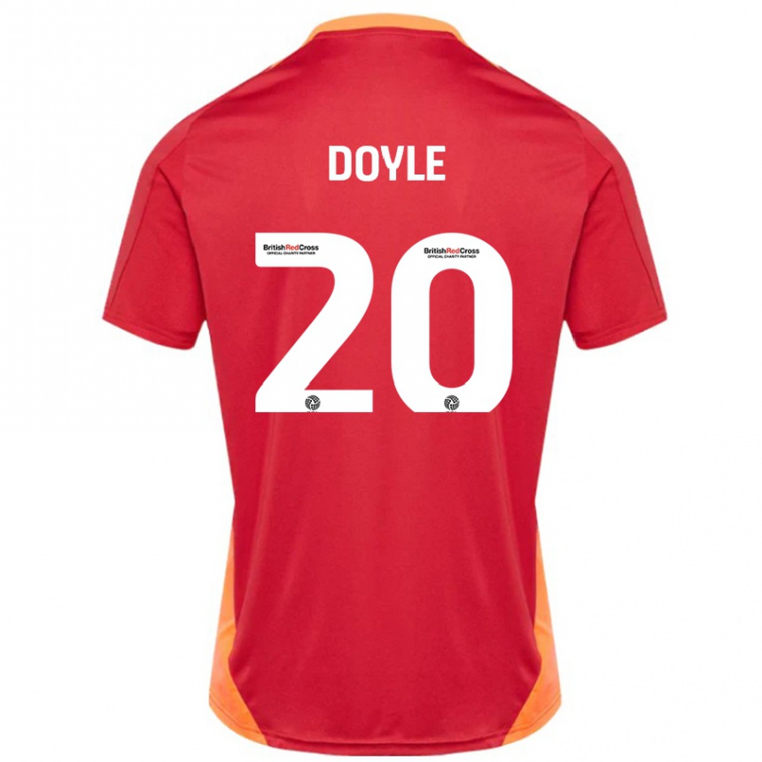 Enfant Football Maillot Kamari Doyle #20 Bleu Blanc Cassé Tenues Extérieur 2024/25