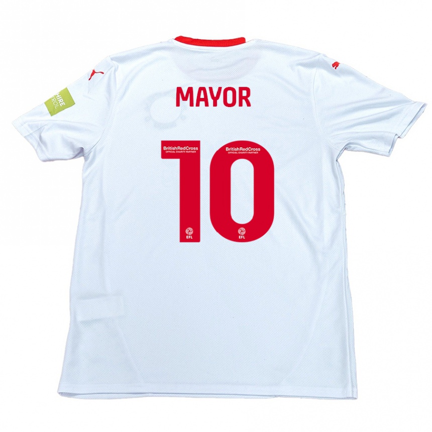 Enfant Football Maillot Danny Mayor #10 Blanc Tenues Extérieur 2024/25