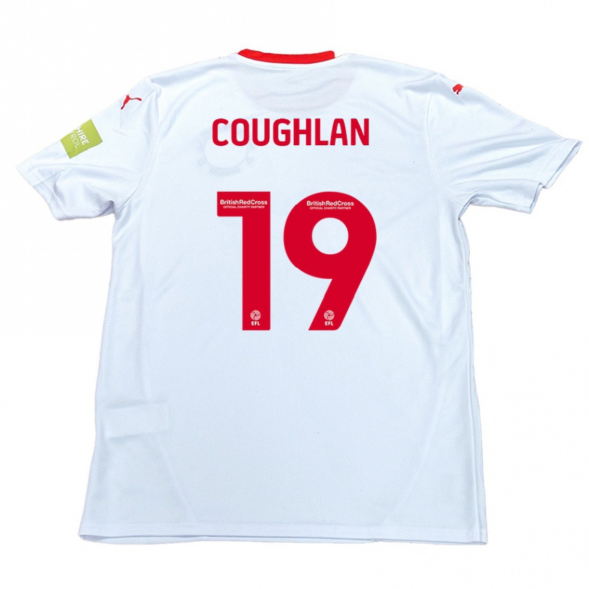 Enfant Football Maillot Ronan Coughlan #19 Blanc Tenues Extérieur 2024/25