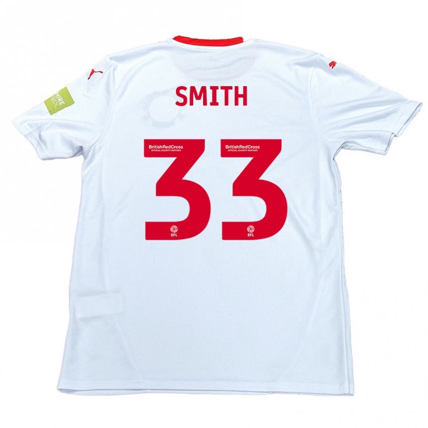 Enfant Football Maillot Pele Smith #33 Blanc Tenues Extérieur 2024/25