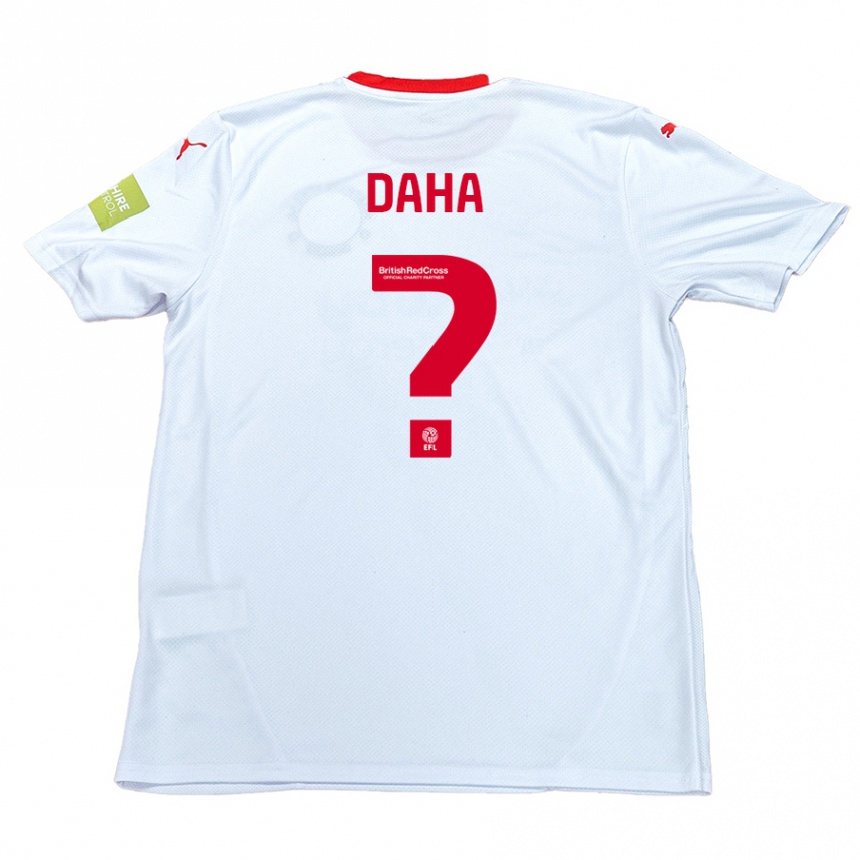 Enfant Football Maillot Hermann Daha #0 Blanc Tenues Extérieur 2024/25