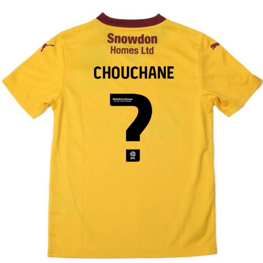 Enfant Football Maillot Samy Chouchane #0 Orange Bordeaux Tenues Extérieur 2024/25