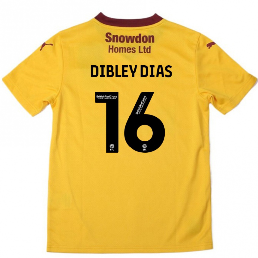 Enfant Football Maillot Matt Dibley-Dias #16 Orange Bordeaux Tenues Extérieur 2024/25