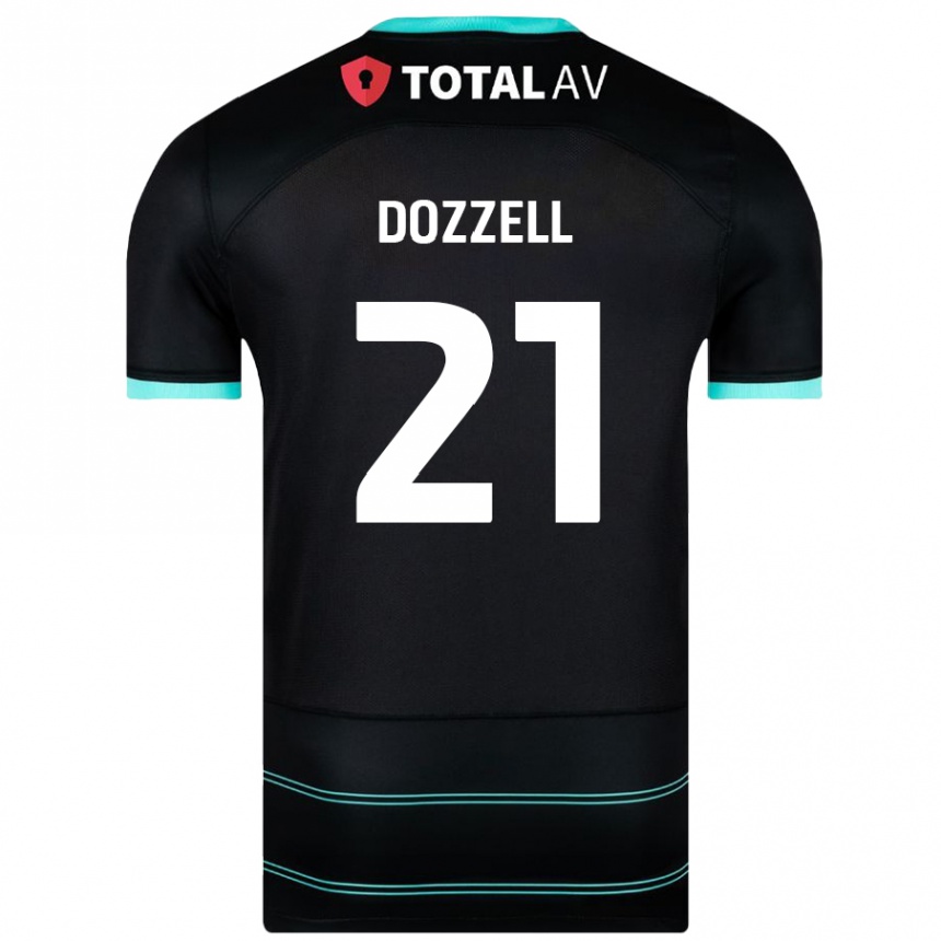 Enfant Football Maillot Andre Dozzell #21 Noir Tenues Extérieur 2024/25