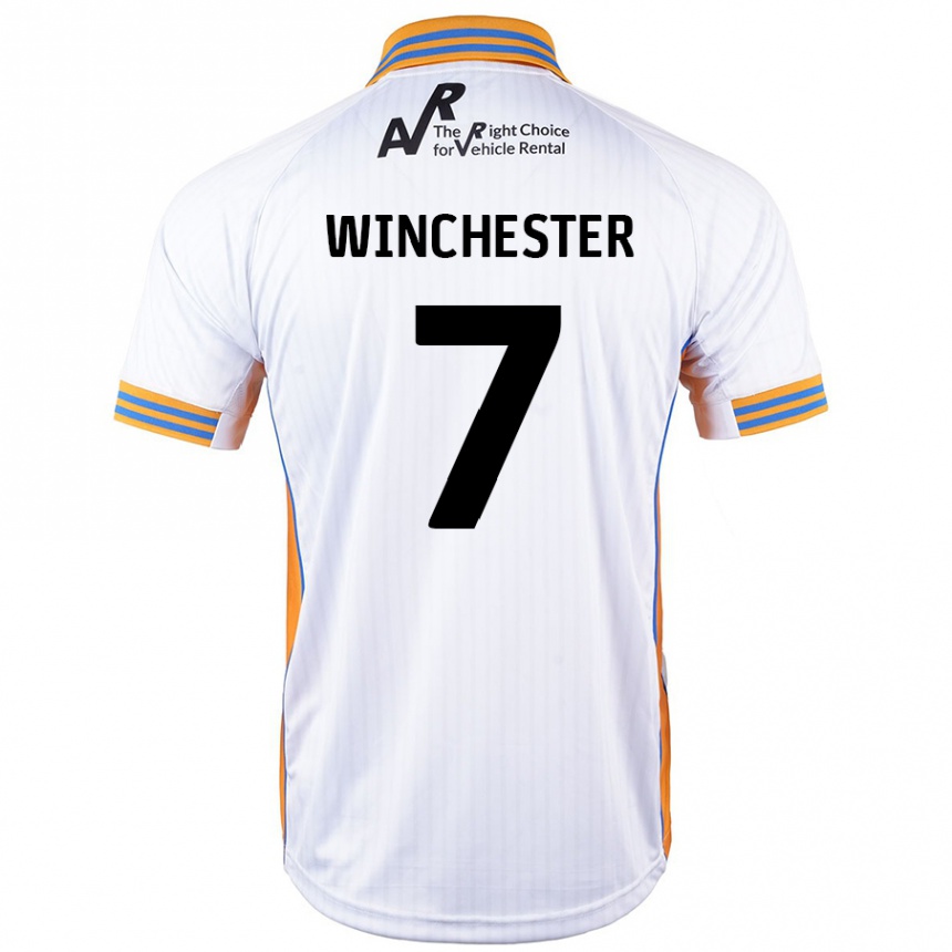 Enfant Football Maillot Carl Winchester #7 Blanc Tenues Extérieur 2024/25