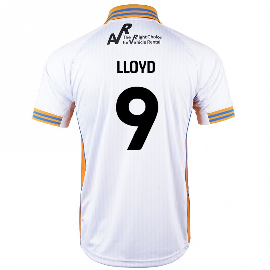 Enfant Football Maillot George Lloyd #9 Blanc Tenues Extérieur 2024/25