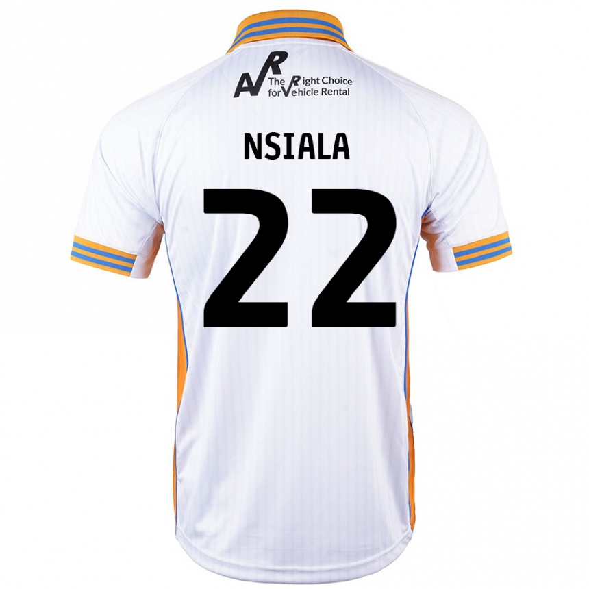 Enfant Football Maillot Toto Nsiala #22 Blanc Tenues Extérieur 2024/25