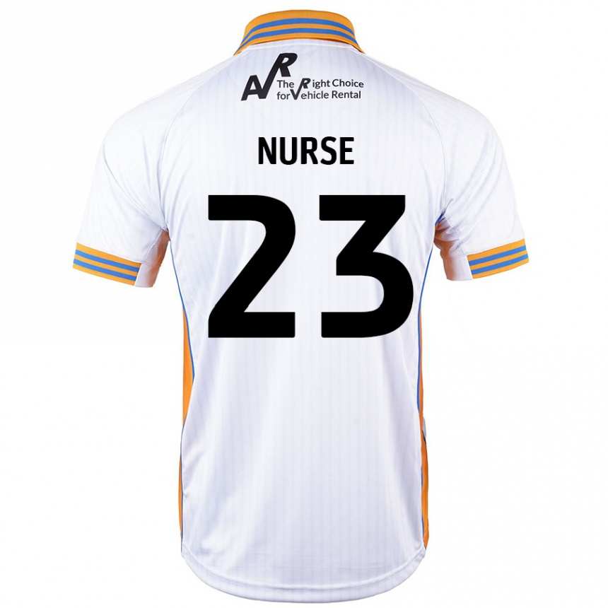 Enfant Football Maillot George Nurse #23 Blanc Tenues Extérieur 2024/25