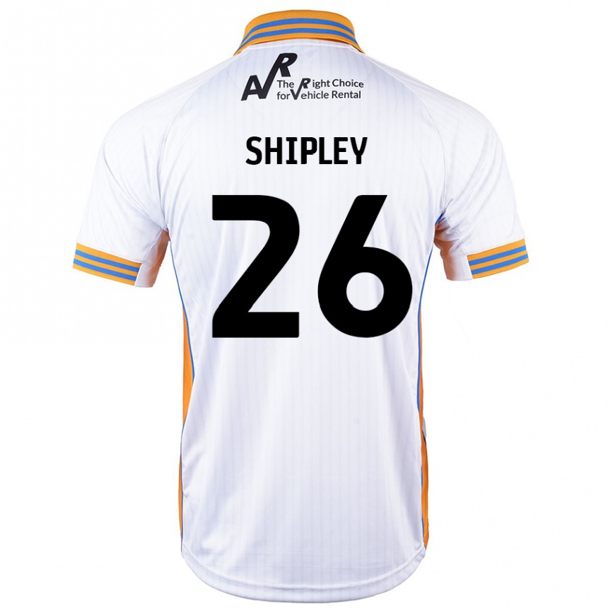 Enfant Football Maillot Jordan Shipley #26 Blanc Tenues Extérieur 2024/25