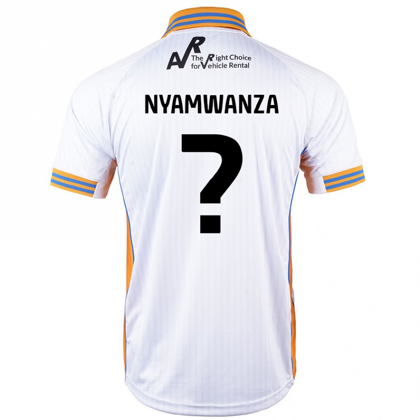 Enfant Football Maillot Simba Nyamwanza #0 Blanc Tenues Extérieur 2024/25