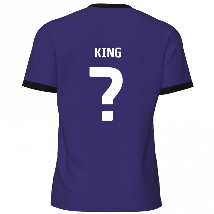 Enfant Football Maillot Eli King #0 Violet Tenues Extérieur 2024/25