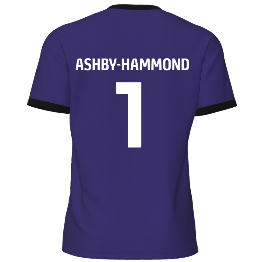 Enfant Football Maillot Taye Ashby-Hammond #1 Violet Tenues Extérieur 2024/25