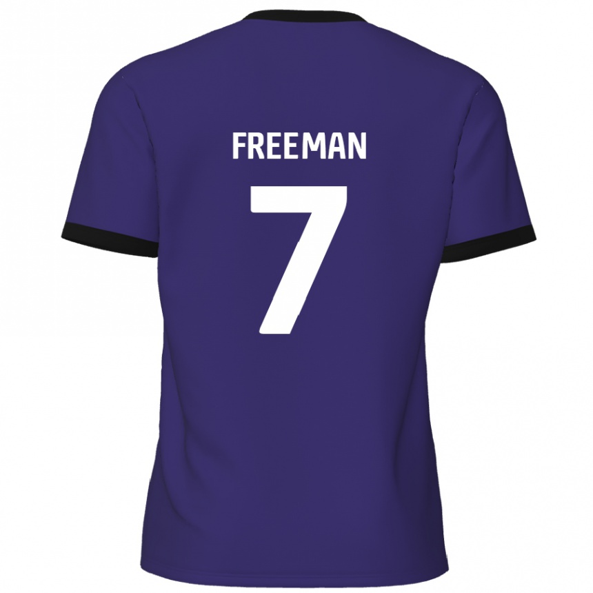 Enfant Football Maillot Nick Freeman #7 Violet Tenues Extérieur 2024/25