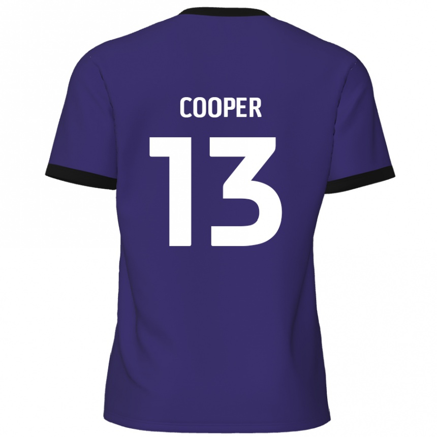 Enfant Football Maillot Murphy Cooper #13 Violet Tenues Extérieur 2024/25