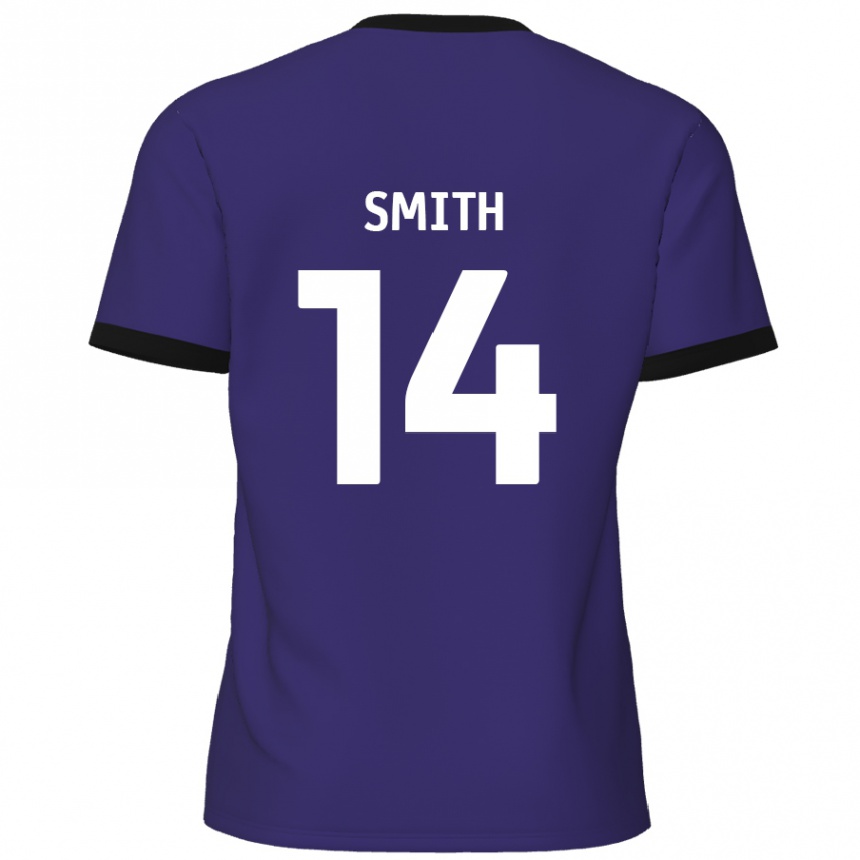 Enfant Football Maillot Kane Smith #14 Violet Tenues Extérieur 2024/25