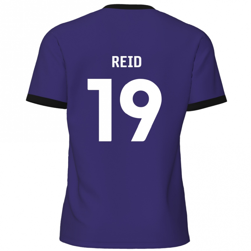 Enfant Football Maillot Jamie Reid #19 Violet Tenues Extérieur 2024/25