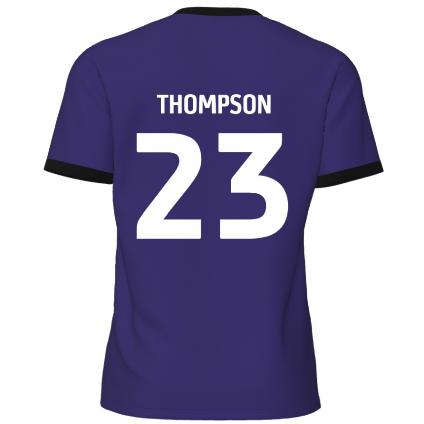 Enfant Football Maillot Louis Thompson #23 Violet Tenues Extérieur 2024/25