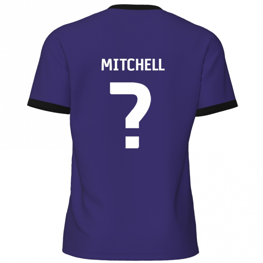 Enfant Football Maillot Rylee Mitchell #0 Violet Tenues Extérieur 2024/25