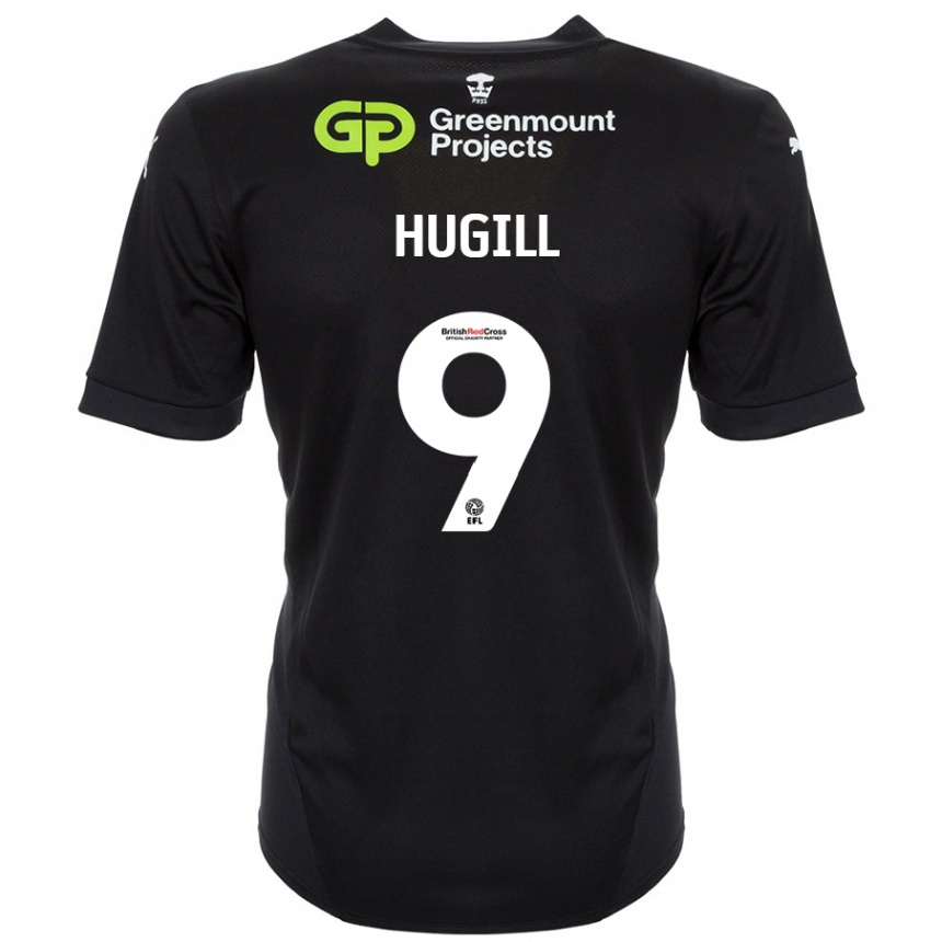 Enfant Football Maillot Joe Hugill #9 Noir Tenues Extérieur 2024/25