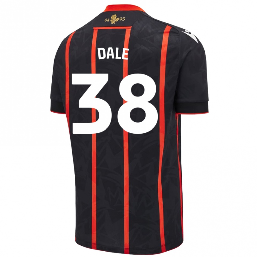 Enfant Football Maillot Natasha Dale #38 Noir Rouge Tenues Extérieur 2024/25