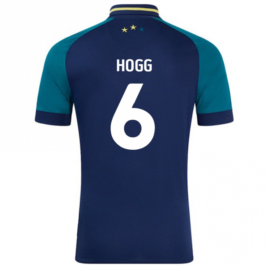 Enfant Football Maillot Jonathan Hogg #6 Marine Vert Foncé Tenues Extérieur 2024/25