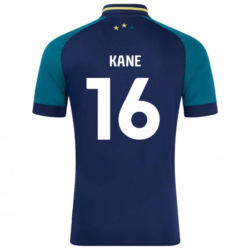 Enfant Football Maillot Herbie Kane #16 Marine Vert Foncé Tenues Extérieur 2024/25