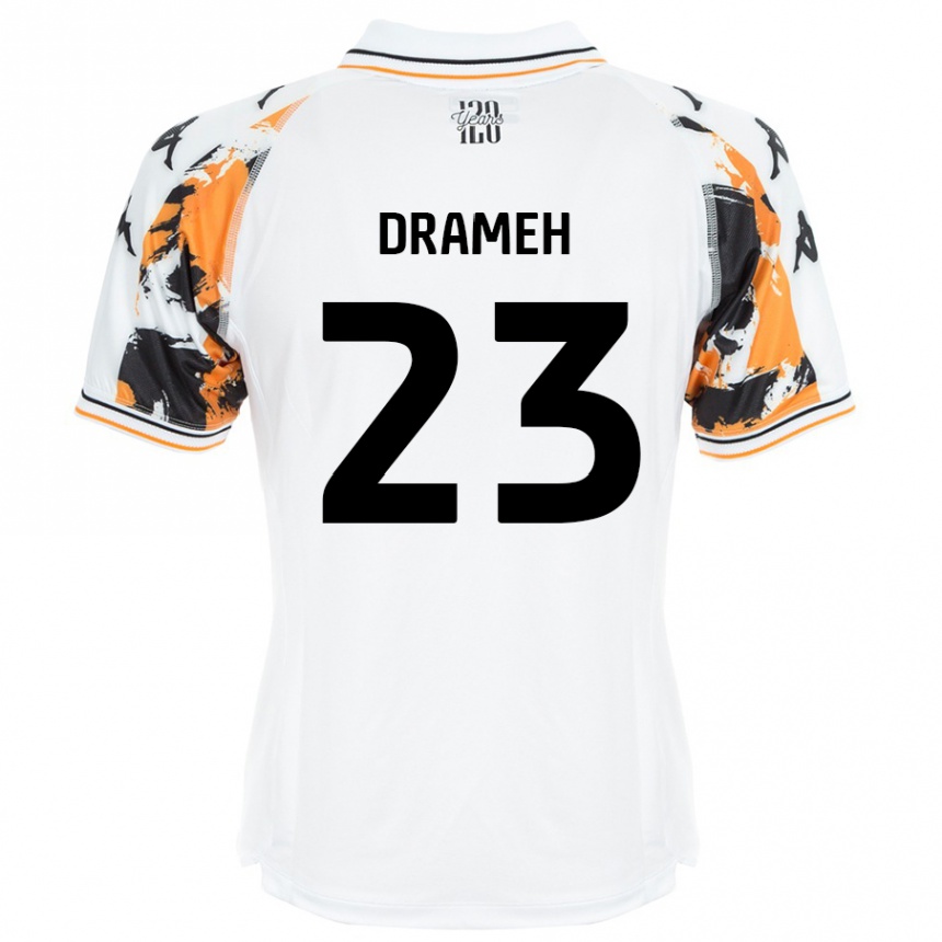 Enfant Football Maillot Cody Drameh #23 Blanc Tenues Extérieur 2024/25