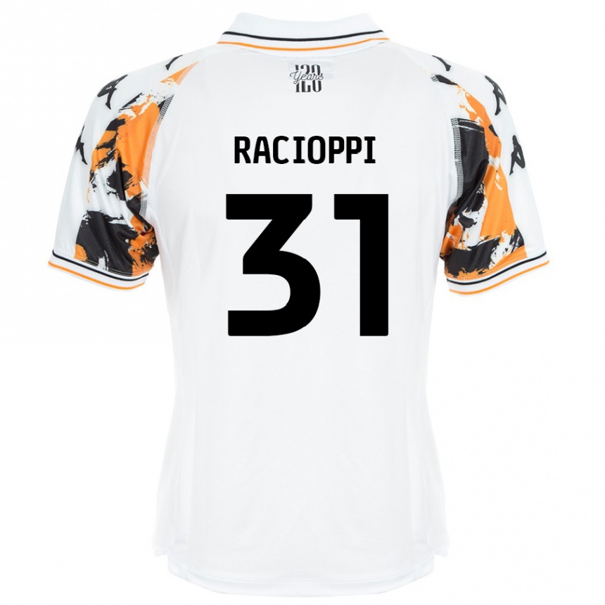 Enfant Football Maillot Anthony Racioppi #31 Blanc Tenues Extérieur 2024/25