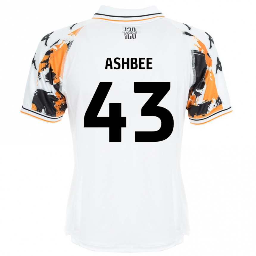 Enfant Football Maillot Stanley Ashbee #43 Blanc Tenues Extérieur 2024/25