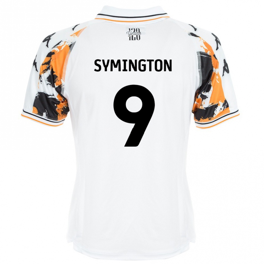 Enfant Football Maillot Jo Symington #9 Blanc Tenues Extérieur 2024/25