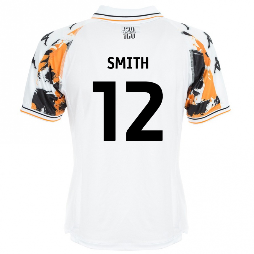 Enfant Football Maillot Emily Smith #12 Blanc Tenues Extérieur 2024/25