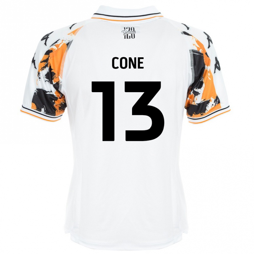 Enfant Football Maillot Sharla Cone #13 Blanc Tenues Extérieur 2024/25